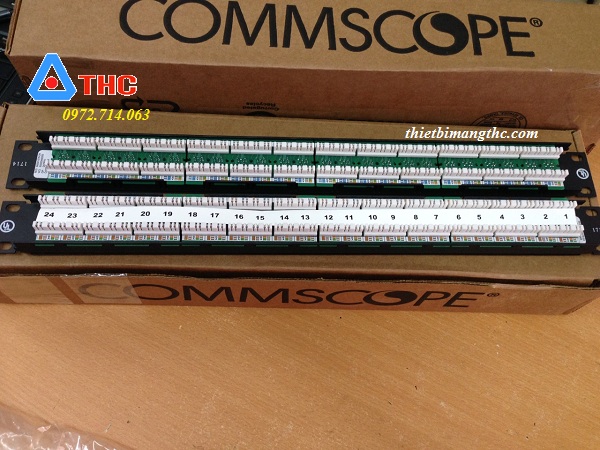 Patch Panel Commscope Krone Cat6 24 Cổng